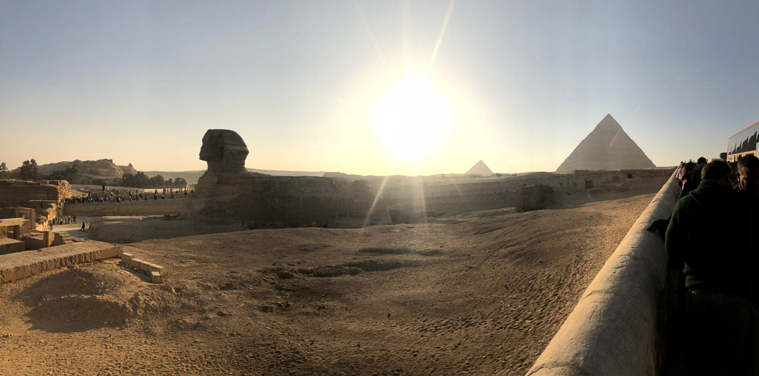 Sphinx in Kairo im Sonnenlicht