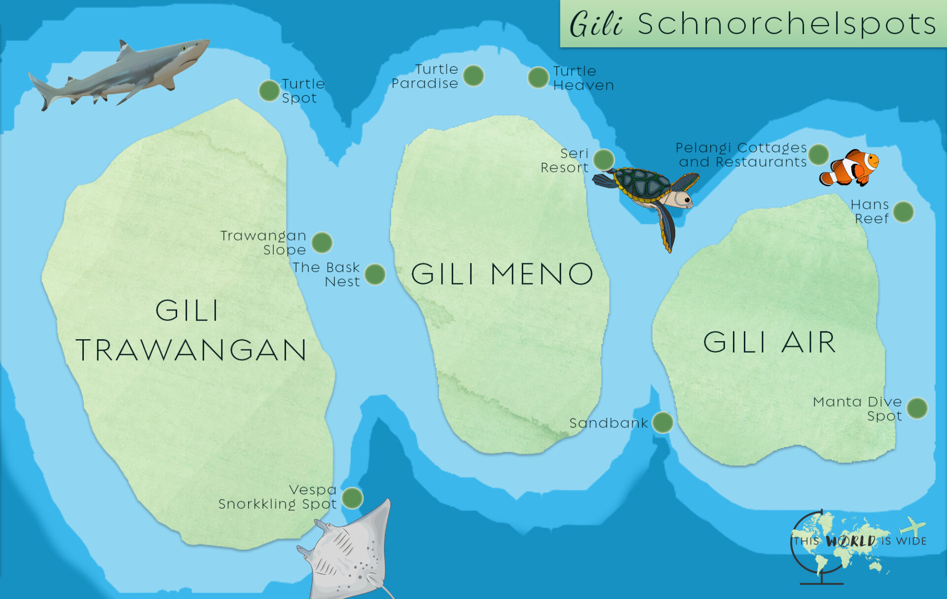 Gili Inseln Schnorcheln Gili Islands Schnorchelspots Gili Islands Snorkeling
