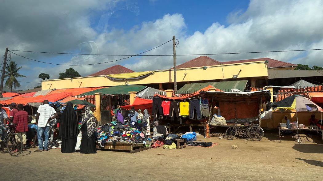 Lokaler Markt Sansibar Bargeld Tansania Währung