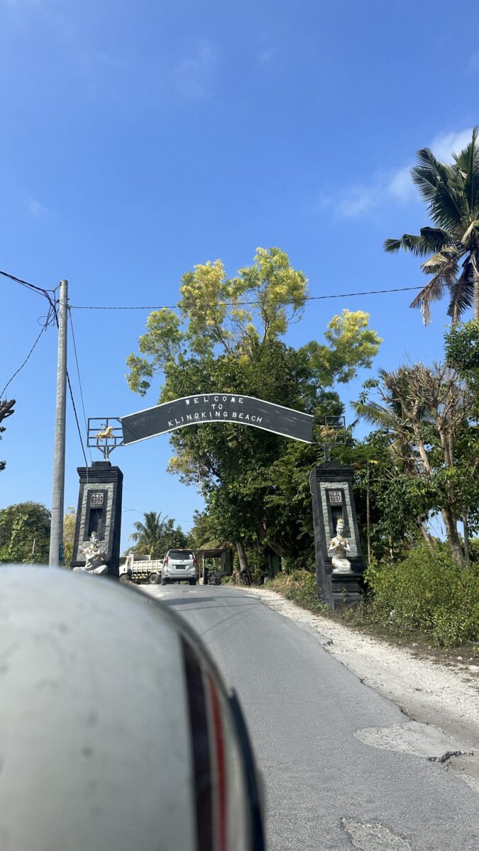 Nusa Penida Straße zum Kelingking Beach