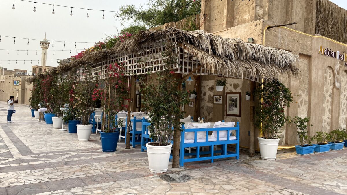 Dubai Heritage Village traditionelles arabisches Tee Haus