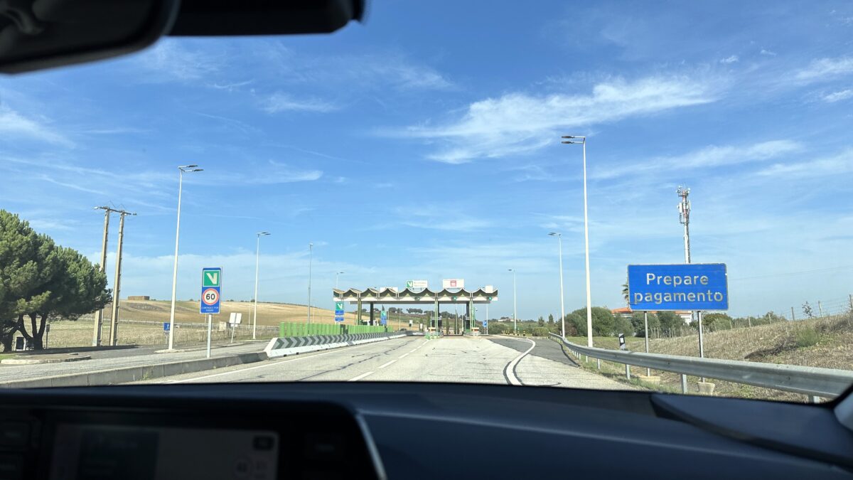 Portugal Mautstation Autobahn