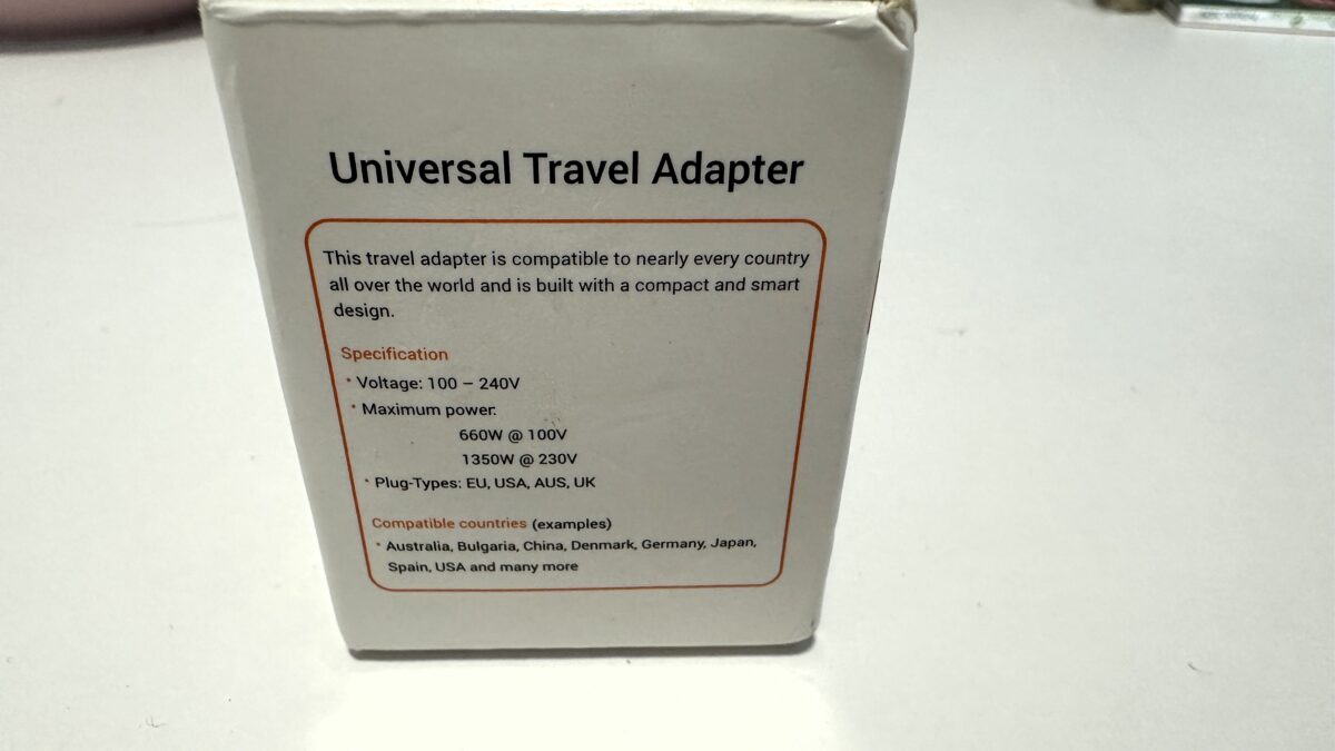 Sansibar Universal Travel Adapter